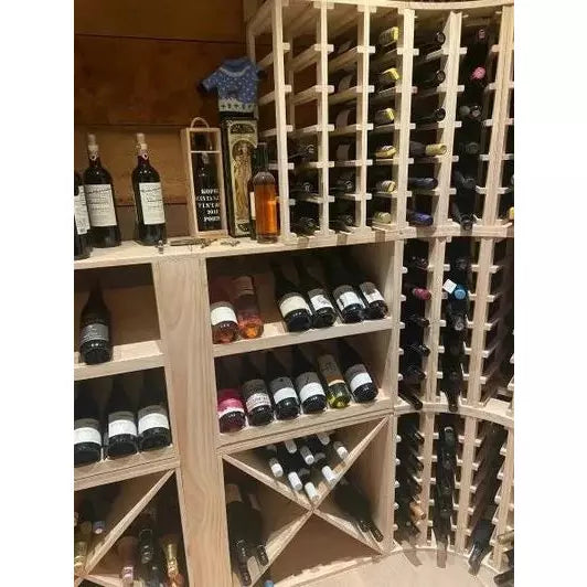 modular wooden wine rack