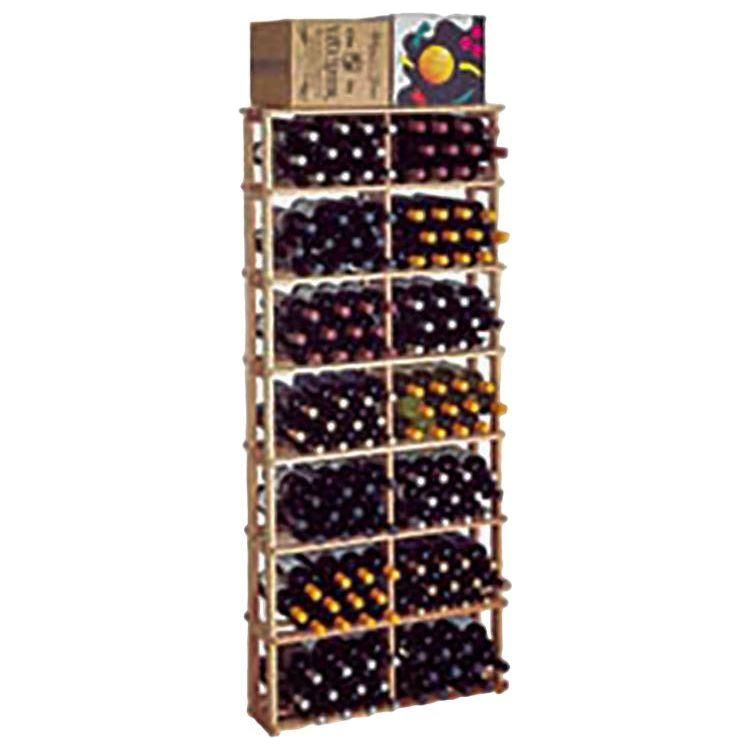 wooden wine cellar racking