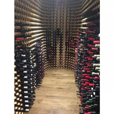 corner wine racking