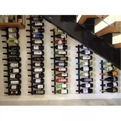 wall mounted wine racks staircase
