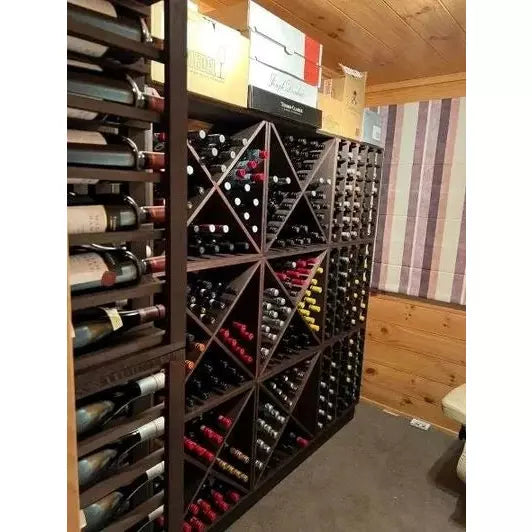 wooden modular wine racks